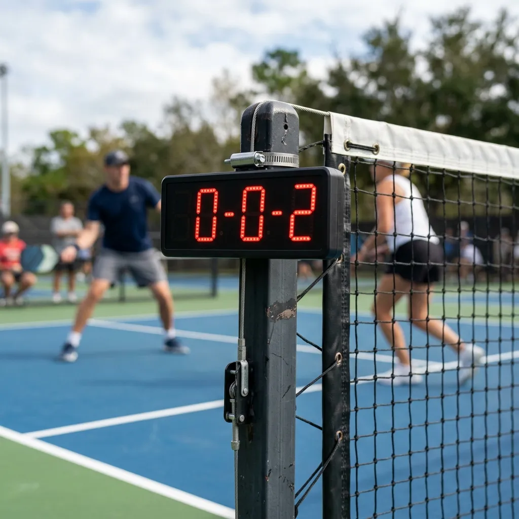 Marcador de Pickleball y Sistema de Puntuación
